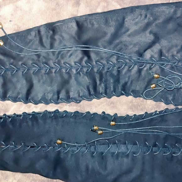 Over the knee, Suade, lace up, stiletto, Boots - Picture 9 of 13